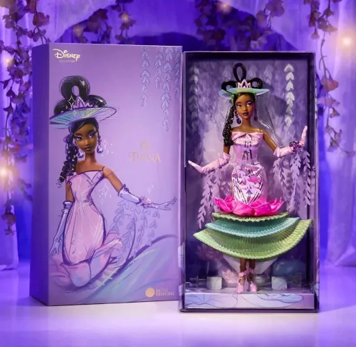 BONECA BARBIE TIANA MATTEL CREATIONS NOVA LACRADA, CAIXA EM PERFEITO ESTADO.