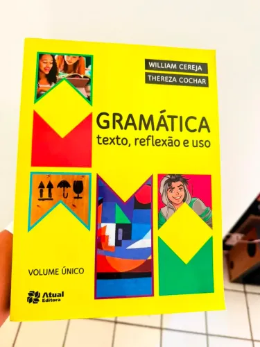 Livro Gramática: Texto, Reflexão e Uso (Volume Único) - Cereja e Cochar | Seminovo