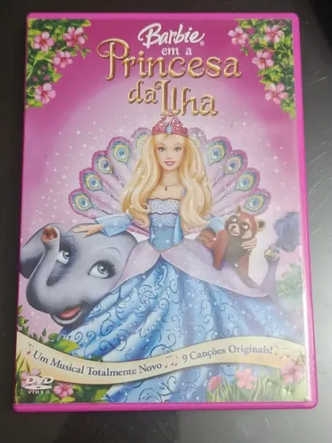 Dvd raro da Barbie em Princesa da ilha original