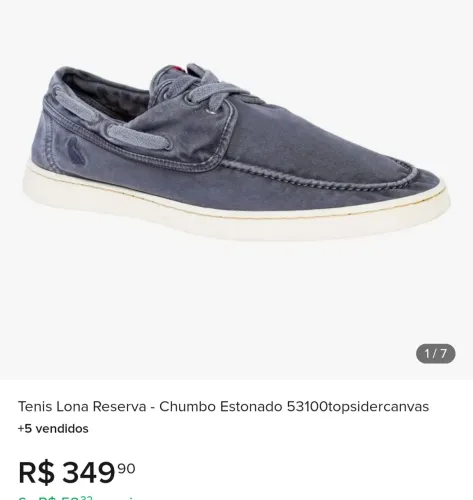 Tênis Reversa masculino casual