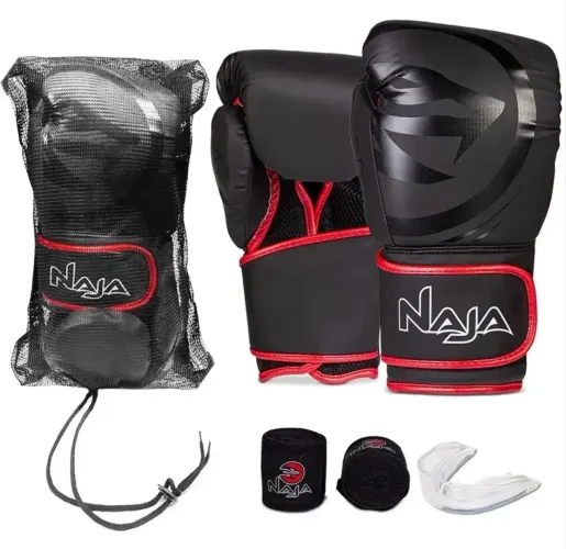 ? Kit Luvas de Boxe/Muay Thai Naja