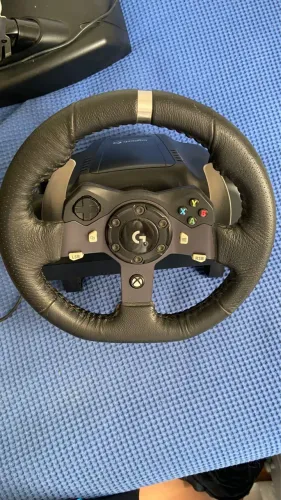 Volante completo com acelerador pedal videogame