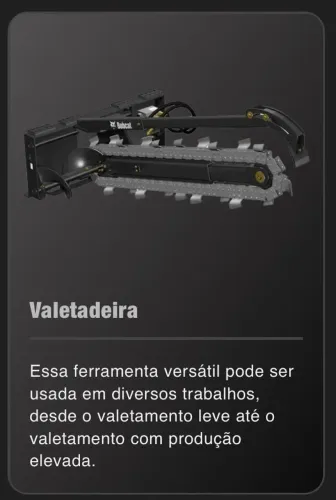 VALETADEIRA  PARA BOB CAT (MiNICARREGADEIRA)