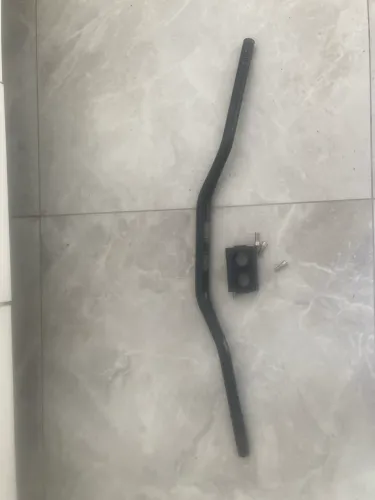 Guidão alumínio preto crosser 150