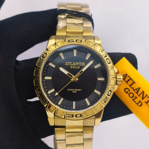 Relógio masculino ATLANTIS prova d'água luxo