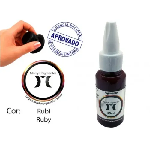 Pigmento Marilyn 15ml -  Rubi Ruby