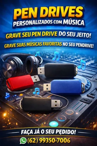 Pen-drive grave suas músicas no pen-drive do seu jeito 