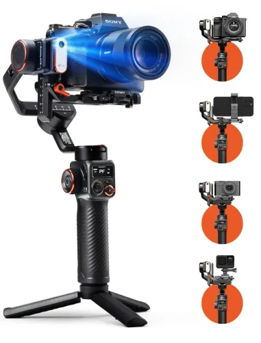 Gimbal Estabilizador Câmera e Celular Hohem MT02