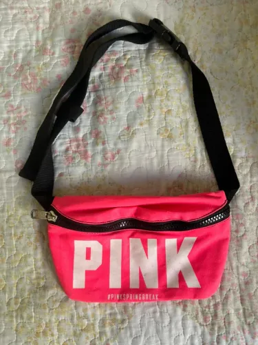 pochete pink victoria's secret rosa
