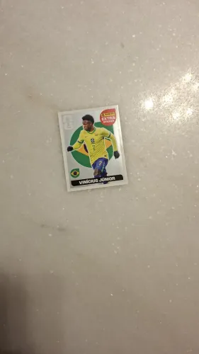 Vini Jr Prata extra - Álbum da copa 2026