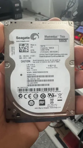 Hd 2.5 500gb seagate novo