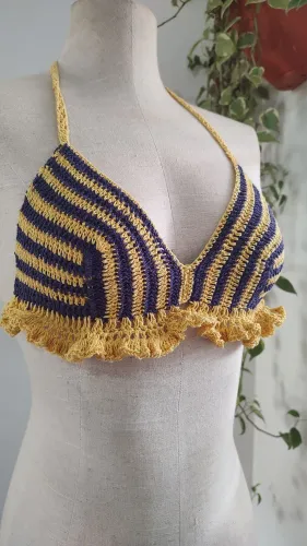 Top de crochê 