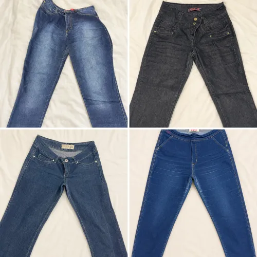 4 calças jeans usadas tamanho 44