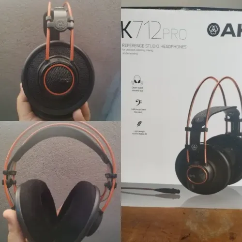 Headphone AKG K712 Pro (+Earpad de Veludo Nova) - Referência de Estúdio
