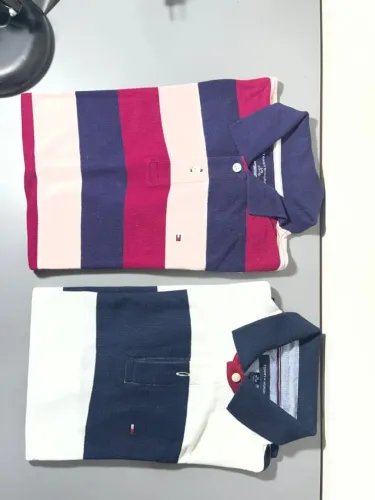 kit 2 camisas polo tommy hilfiger infantil