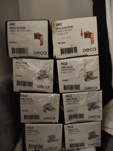 Acabamentos de registro (pressão e gaveta) - DECA