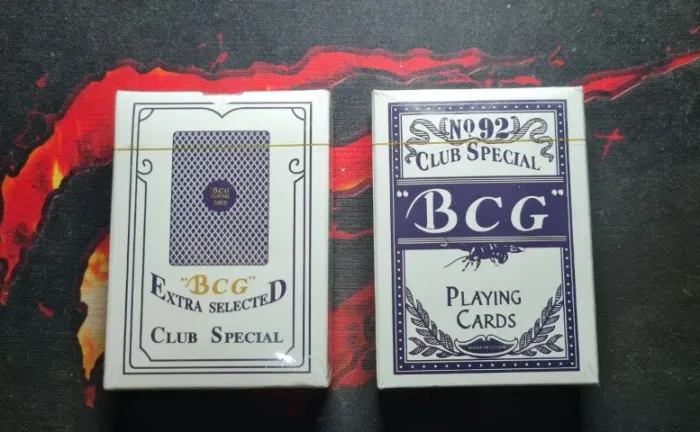 2 Baralhos Lacrados BCG Poker Size Nº 92 Lacrados - Playing Cards