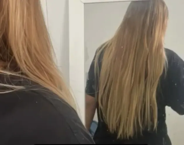 mega hair loiro