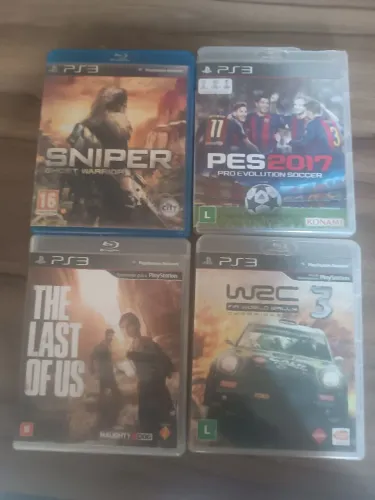 Lote 4 jogos originais ps3 