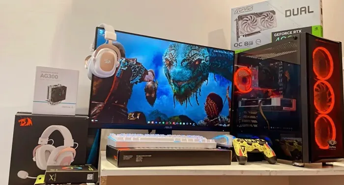     PC Gamer Completo RTX 4060 + Ryzen 7 5700G