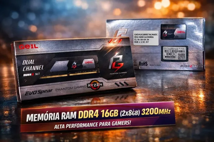 Memória Ram Geil Evo Potenza 16GB 2x8 DDR4