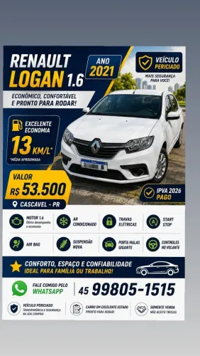 Renault Logan Zen Flex 1.6 16V 4P Mec. 2021
