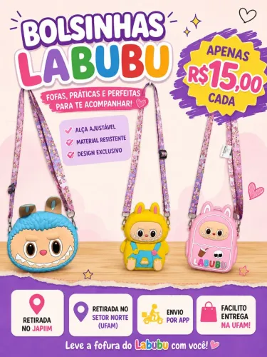 Bolsinhas Labubu