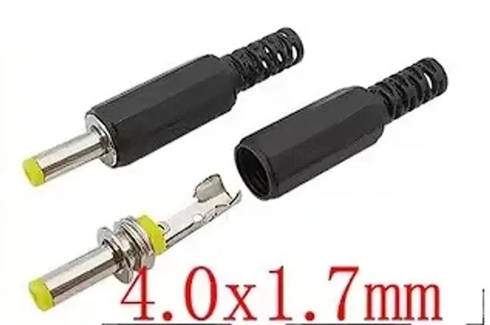 Plug Jack para alimentação de energia 4mm x 1,7mm