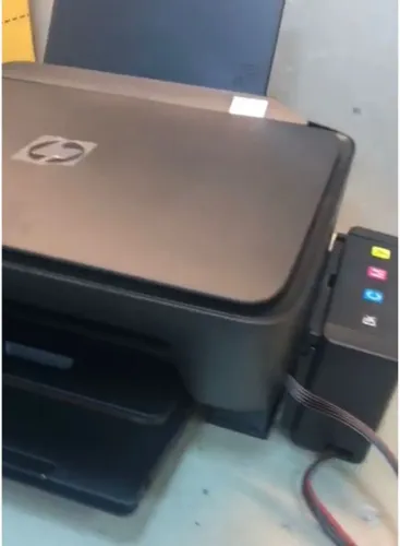 Instalação de tinta na sua impressora 