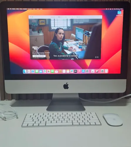 iMac Apple 21.5" 2017 | 16GB RAM | 1TB SSD/HDD | Magic Keyboard e Mouse | sem marca de uso