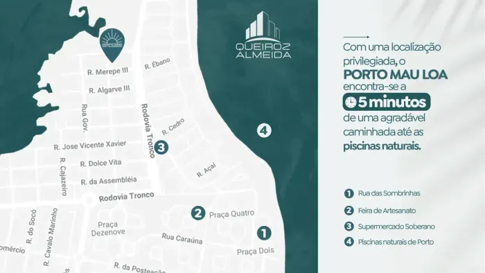 Studio à venda 22m² em Porto de Galinhas Lazer completo