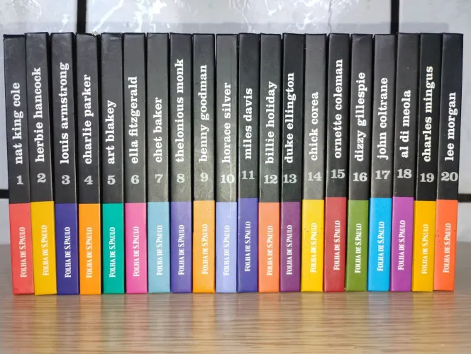 Coleção Folha Clássicos do Jazz. Completa 20 vol. 