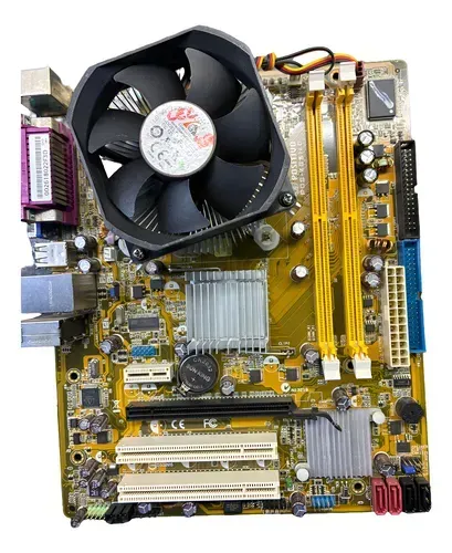 Kit Intel Ddr2 Placa Mãe 775 + Processador Dual Core + Cooler