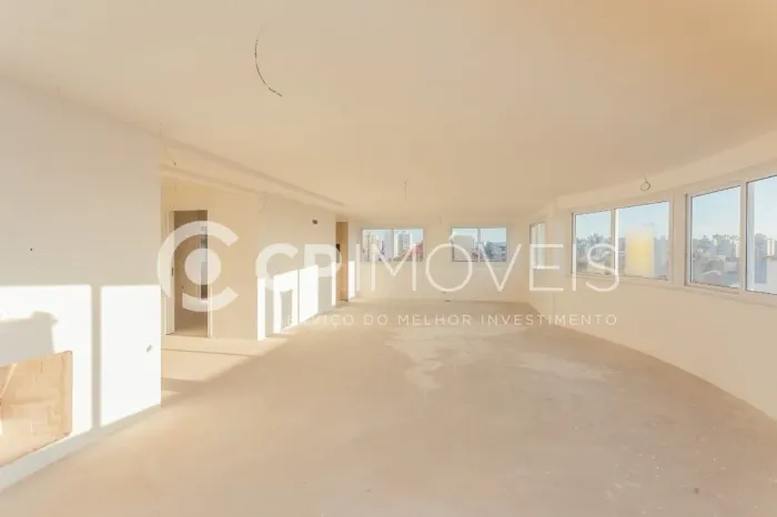 mplo apartamento com 185,80 m², 4 suítes, 4 vagas de garagem, lareira e churrasqueira gour