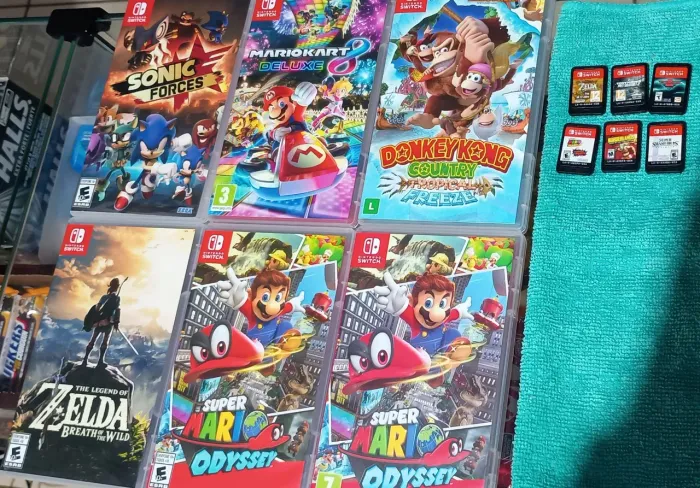 Jogos para Nintendo Switch 1 2 V1 V2 Oled Lite Nexus Arena Games Anápolis Goiânia Entrego