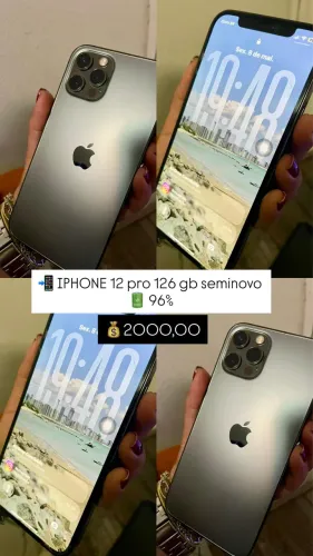 IPHONE 12 PRO 128gb SEMI NOVO 