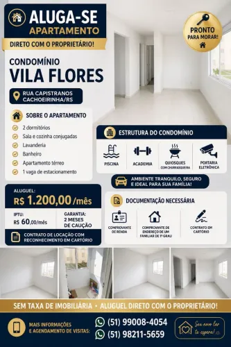Aluguel Apartamento Condominio Vila Flores