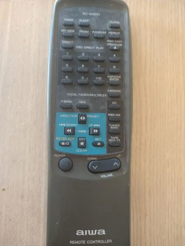 Controle remoto Aiwa para F9, F12 e F15