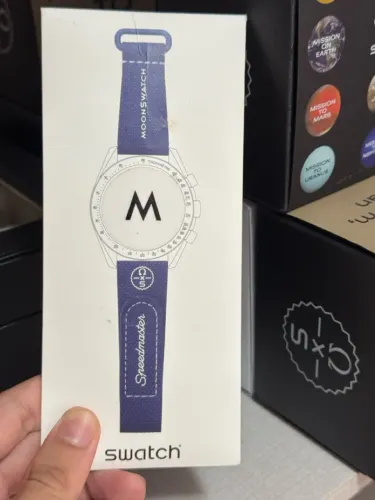 Pulseira original para Moonswatch, nova