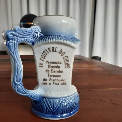 Caneca em porcelana Escola de Samba Turunas do Riachuelo Juiz de Fora