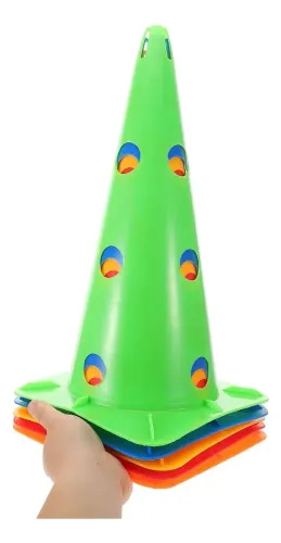 cones coloridos para treinos de direçao e acessorios esportivos mb57188 verde