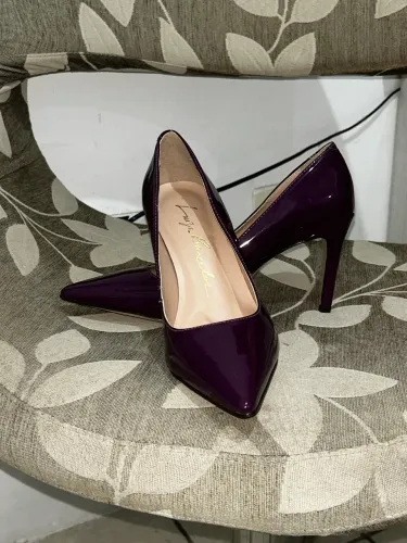 Scarpin roxo Luiza Barcelos