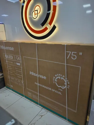 Smart TV 75 Hisense QLED 4K 75 Q6 Polegadas com Dolby Vision, Dolby Gaming, Alexa e Google