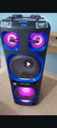 Caixa de som Multilaser 2000 watts