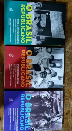 Coleçao de livro o Brasil Republicano volume 1,2,3