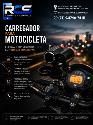 Carregador De Celular Usb Moto
