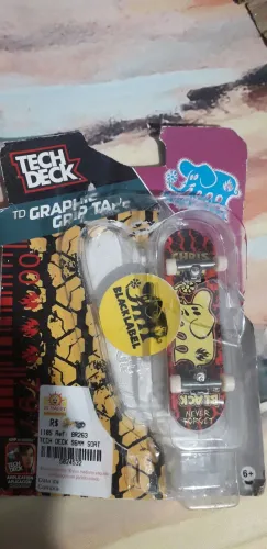 Tech deck black label skate de dedo