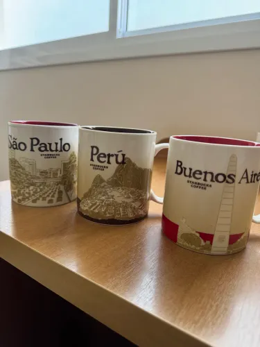 Canecas Starbucks- Coleção Paises- São Paulo-Peru-Buenos Ayres