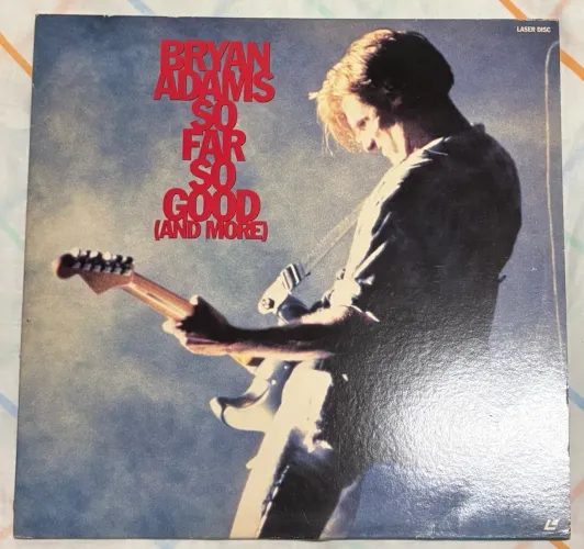 LD Bryan Adams So Far So Good LaserDisc
