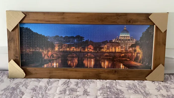 Quadro - quebra-cabeça emoldurado